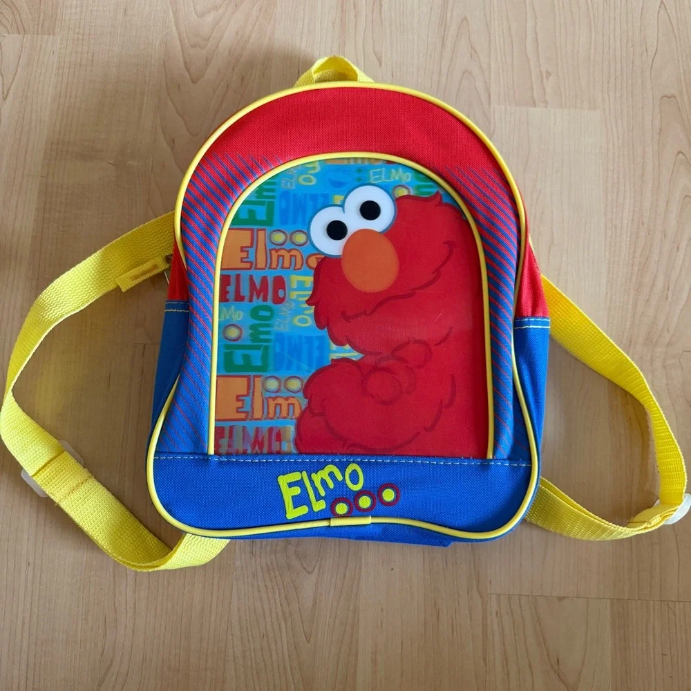Elmo Sesame Street Toddler Youth Mini 11” Backpack w/ Lenticular Print 3-D Front